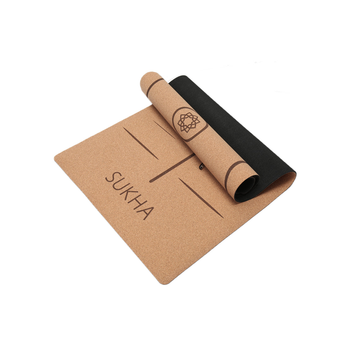Yoga Mat de Corcho con Alineación