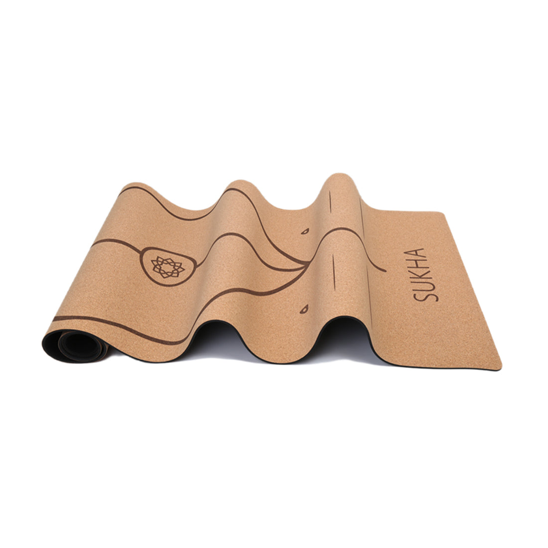 Yoga Mat de Corcho con Alineación