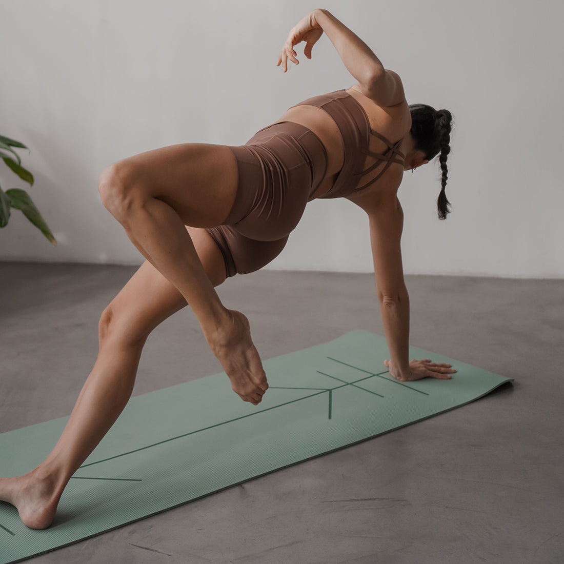 Yoga Mat Aprendiz con Alineación