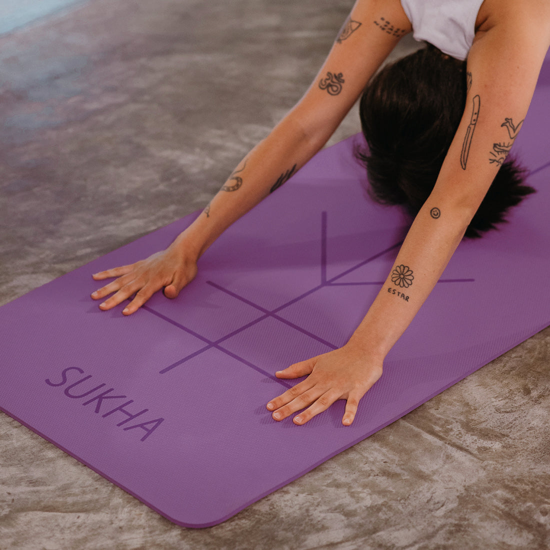 Yoga Mat Aprendiz con Alineación