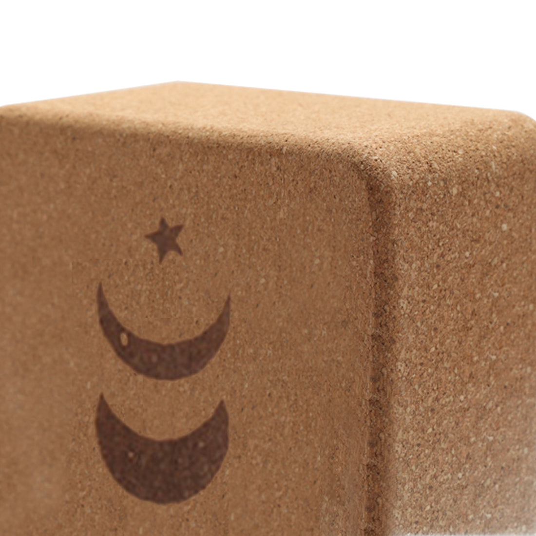 Bloque de corcho Moon Sukha Argentina, seis unidades con textura suave y forma de luna, ideal para decoración y manualidades.