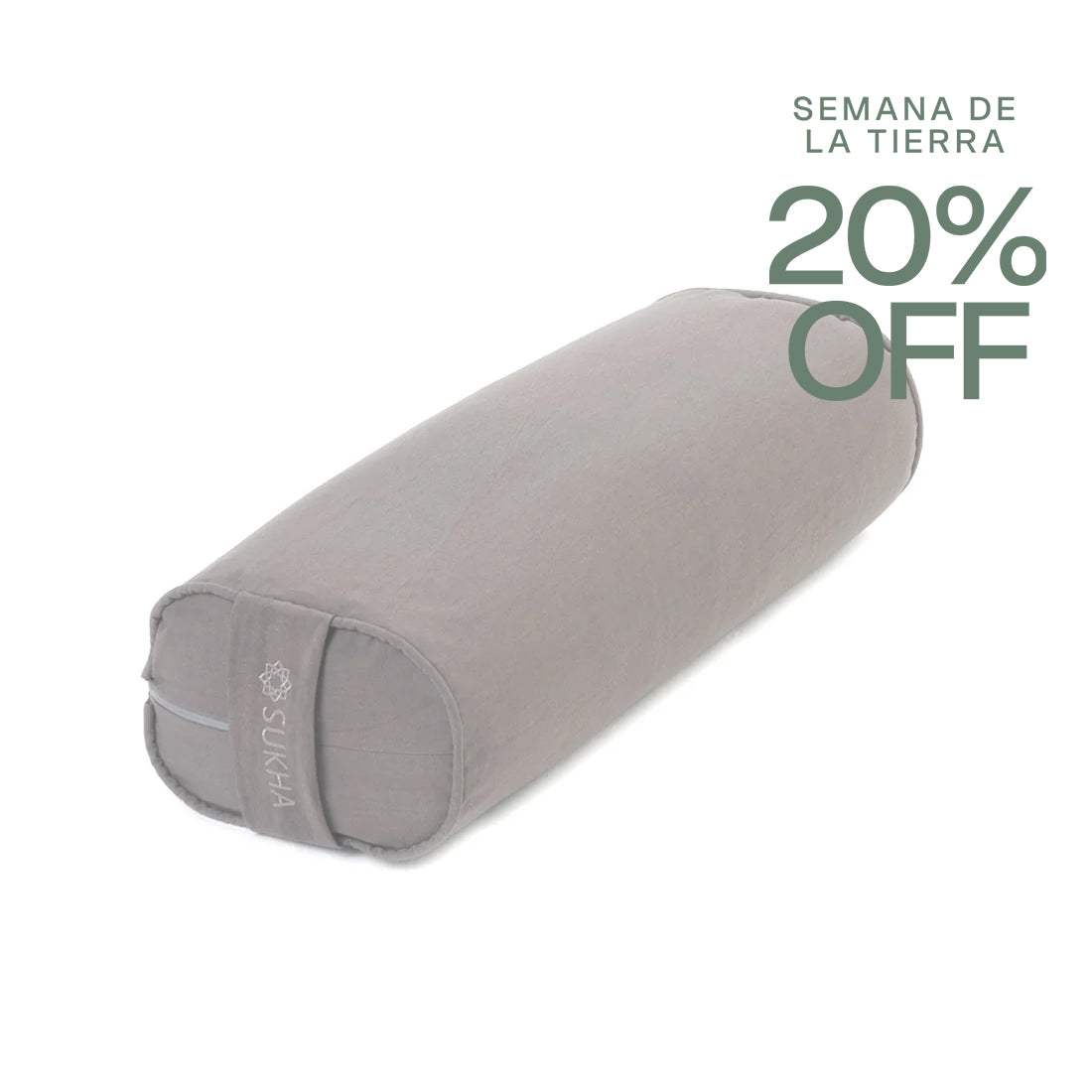 Rinconera rectangular gris de la marca Sukha Argentina para decoración o descanso en espacios modernos.