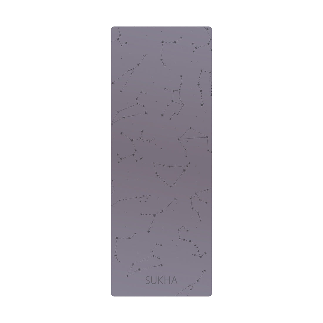 Estera de yoga Sukha Argentina Dot Superior Cosmos Lila de 5 mm, superficie antideslizante y acolchada para practicar yoga.