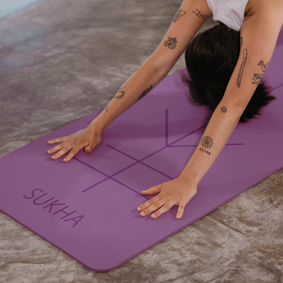 Yoga Mat Aprendiz con Alineación 6mm
