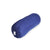 Funda de bolster redondo azul con relleno de estopa, ideal para decoración y descanso, de la marca Sukha Argentina.