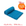 Toalla de yoga antideslizante Sukha Argentina en color azul, extendida sobre una superficie para practicar yoga.