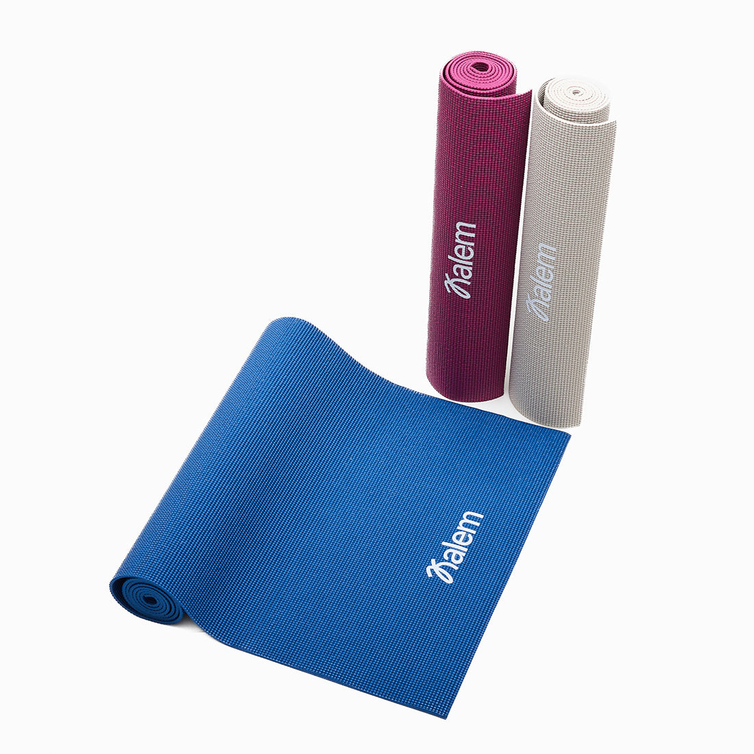 Estera de yoga ESENCIAL Kalem de Sukha Argentina, con superficie antideslizante y acolchada para prácticas de yoga y meditación.