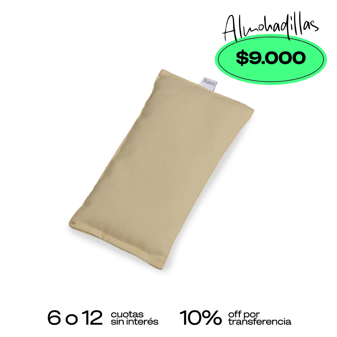 Almohadilla Ocular – Semillas y Lavanda (Kalem)