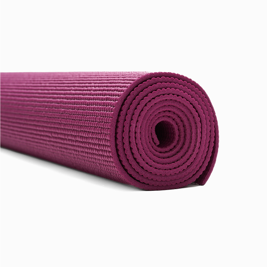 Tapete de yoga esencial de 5mm con cinturón de 2m de Sukha Argentina, ideal para ejercicio y bienestar.