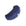 Zafu Media Luna Sukha Argentina, relleno de estopa, en color azul, con forma de media luna y textura suave.