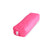Almohada bolster rectangular de relleno de cáscara de trigo sarraceno de la marca Sukha Argentina, en color rosa.