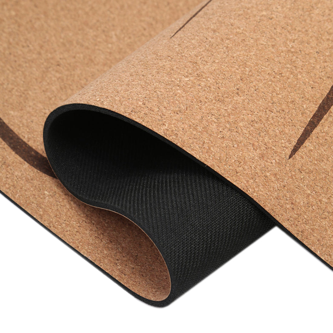 Yoga Mat de Corcho con Alineación