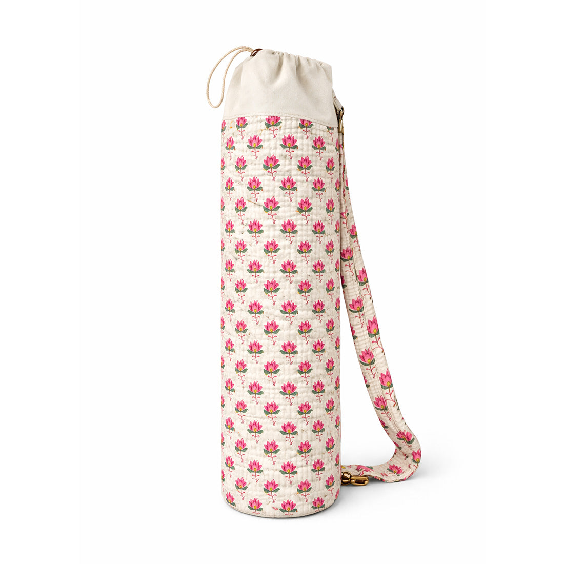Porta mat surya de Sukha Argentina con diseño colorido, ideal para yoga y meditación.