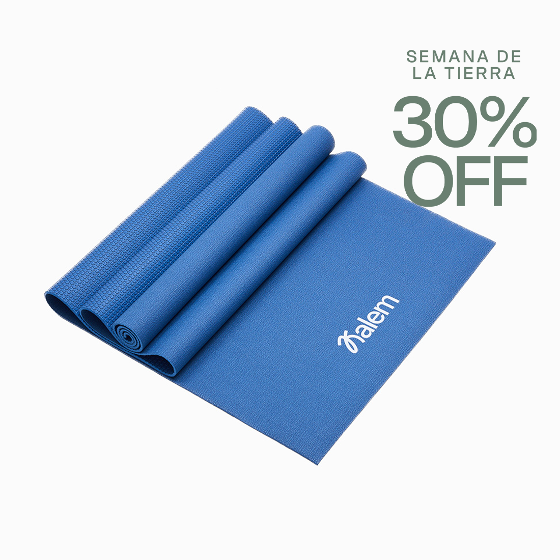 Esterilla de yoga ULTRA Kalem en color azul, de Sukha Argentina, perfecta para practicar yoga y meditación.