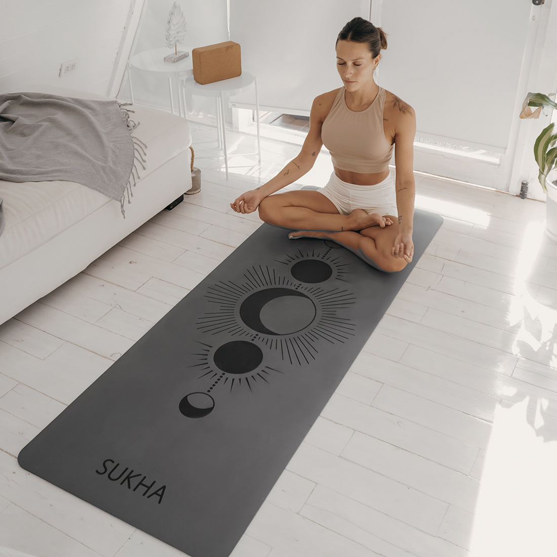 Yoga Mat Superior DOT Moon Phases
