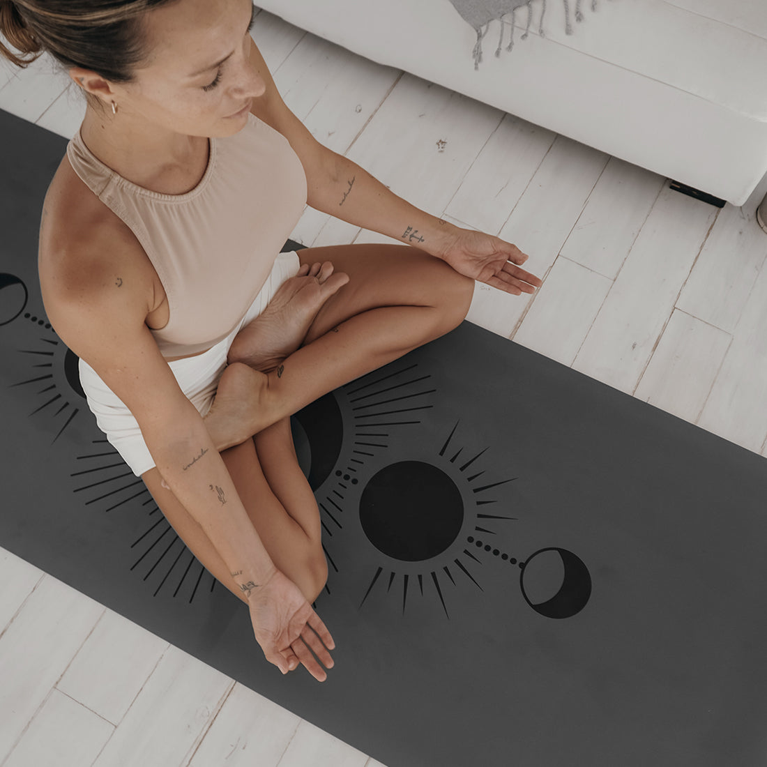 Yoga Mat Superior DOT Moon Phases